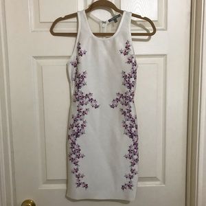 Wow Couture White Sleeveless Bodycon Dress Size S